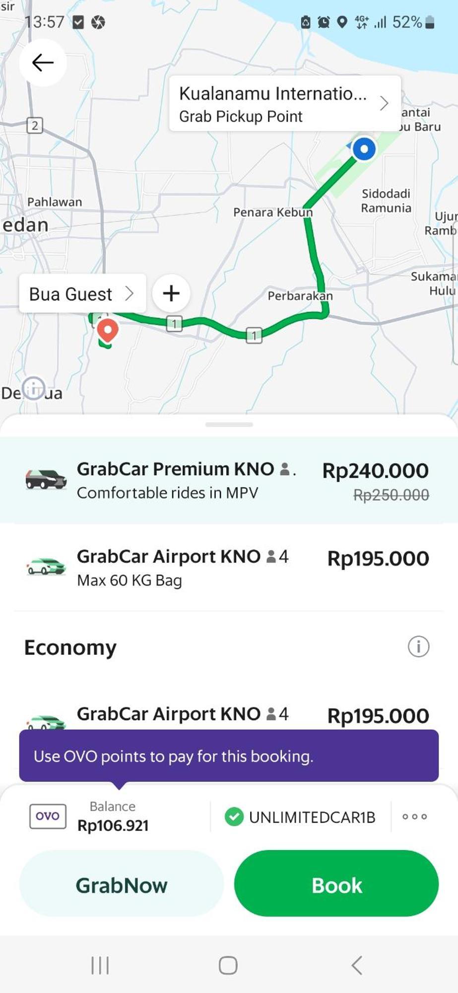 Bua Guest House Medan Kültér fotó